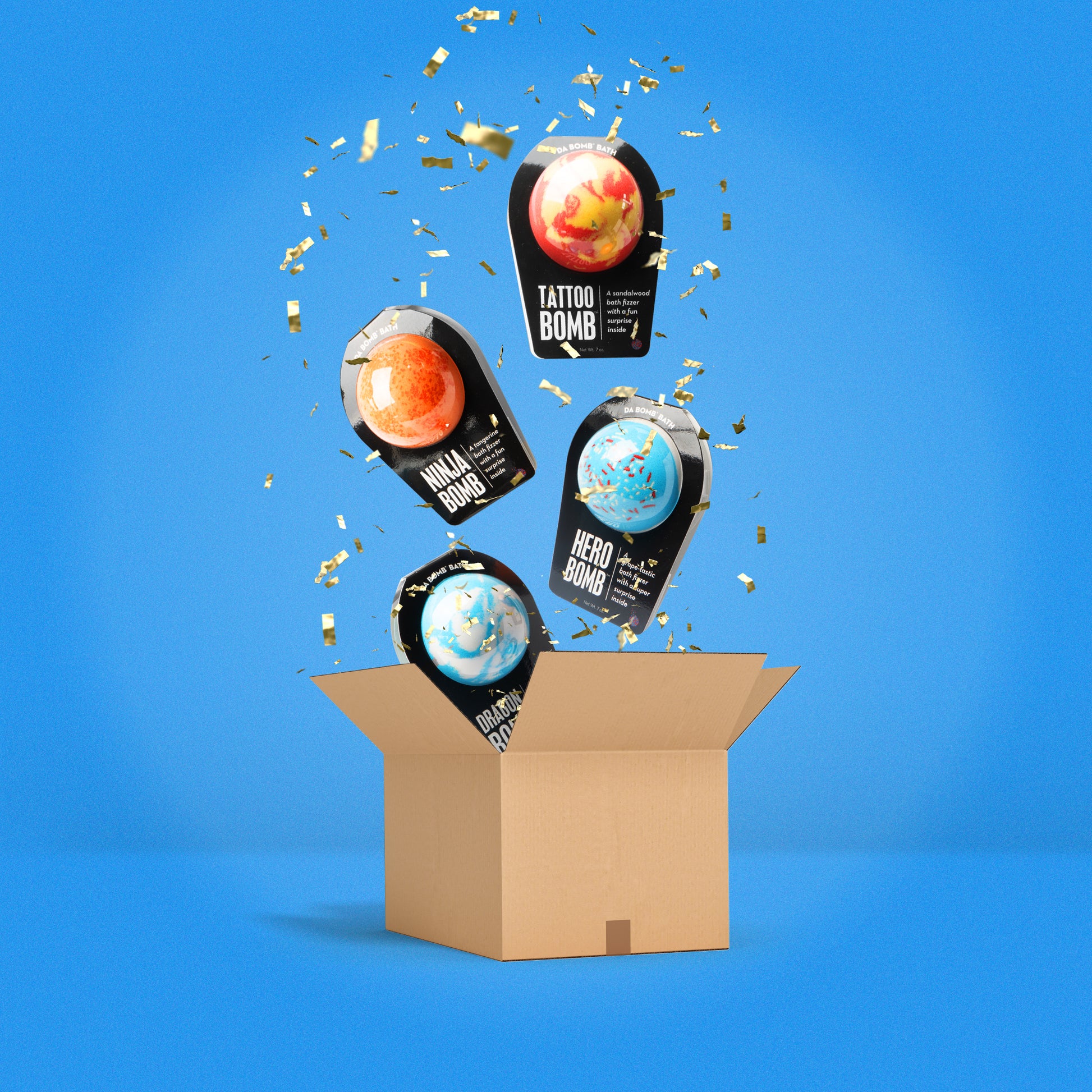 Elegant Custom Bath Bomb Subscription Box Packaging