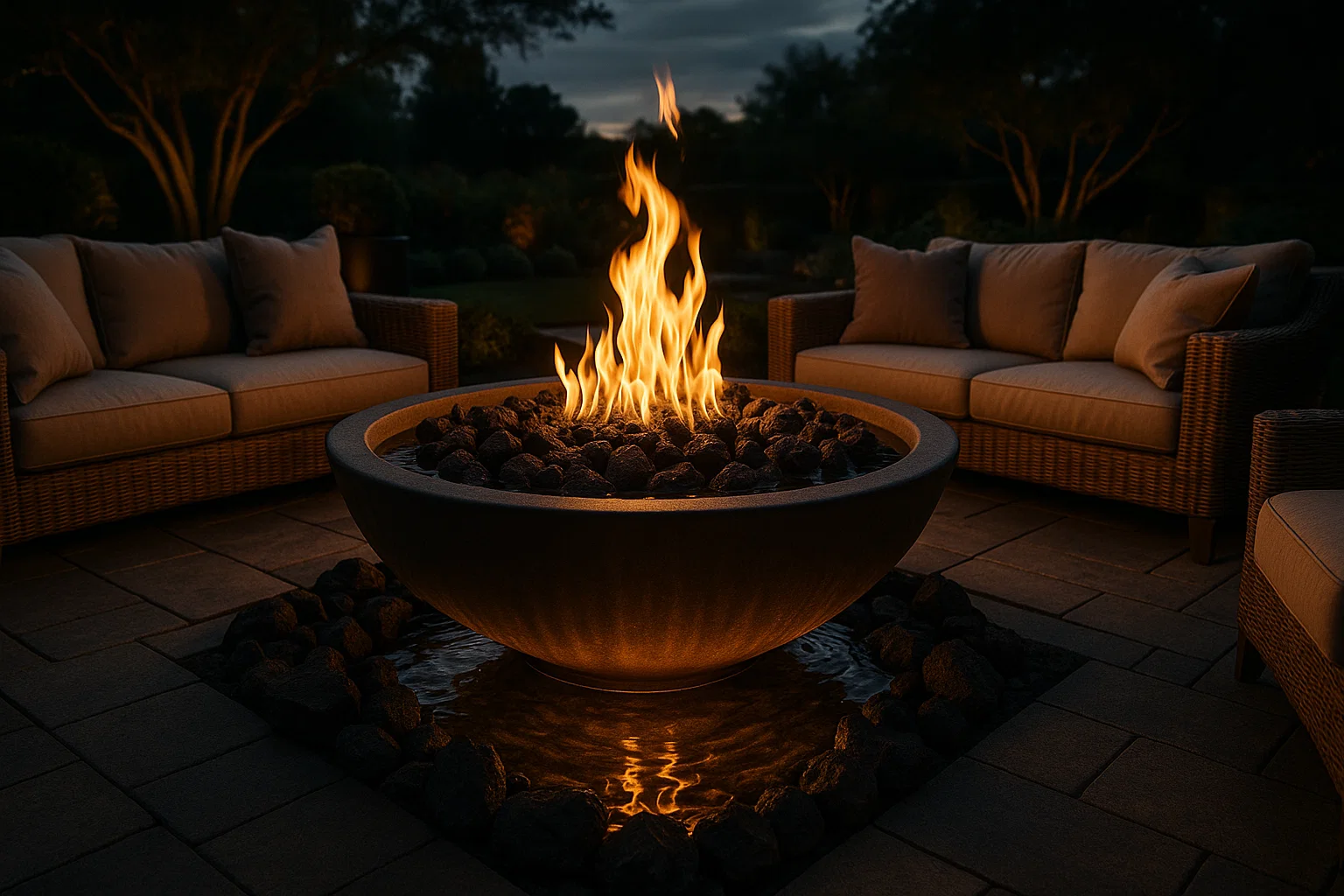 Fire Water Bowl Designs That Blend Fire and Water