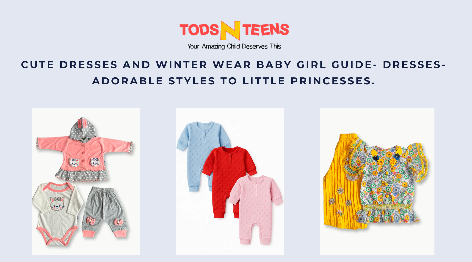 Soft, Stylish, and Warm – The Right Baby Girl Dresses for Each Season.