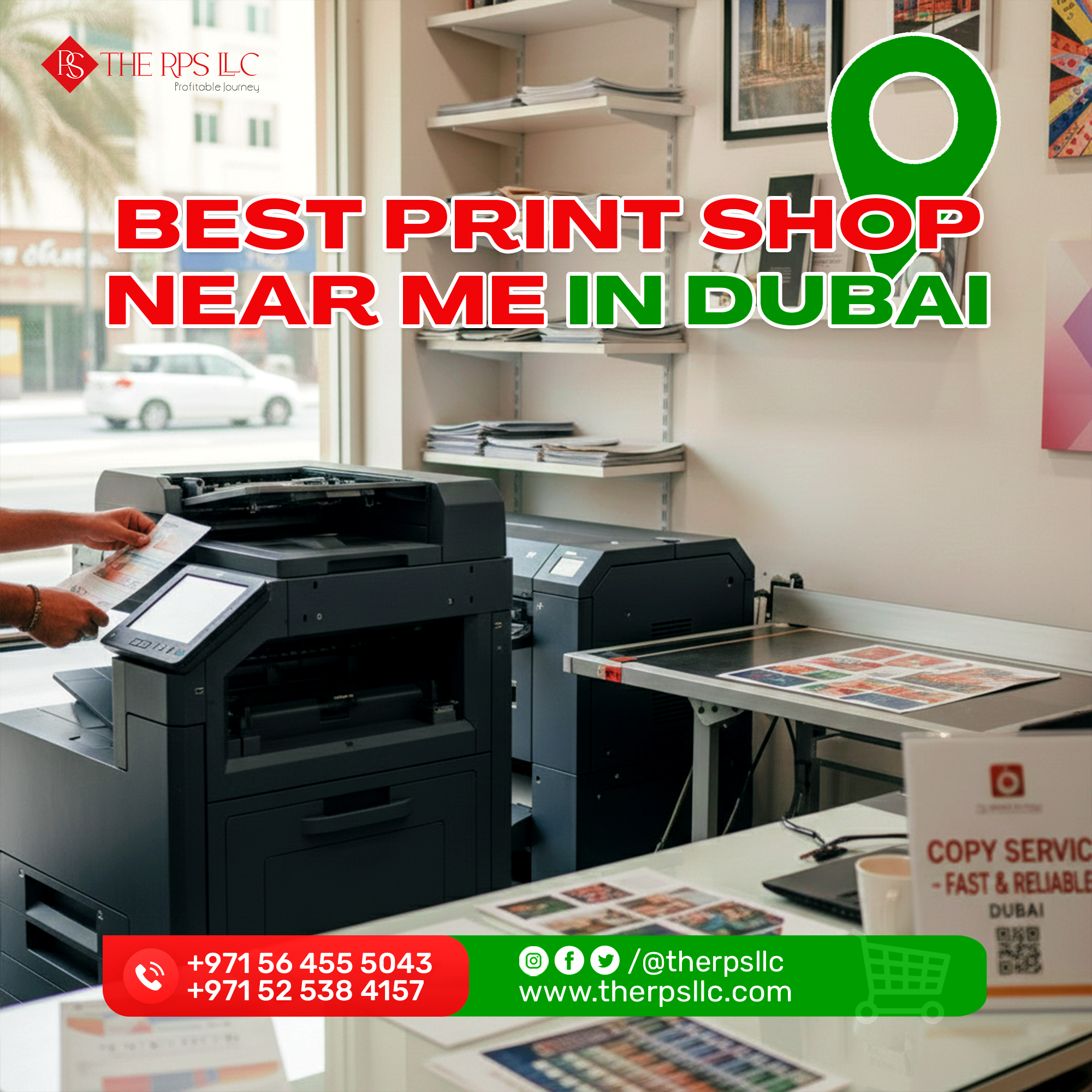 Best Print Shop | Printing Services Dubai | Custom Printing by THE RPS LLC