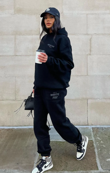 White Fox Hoodie Cozy Outfit